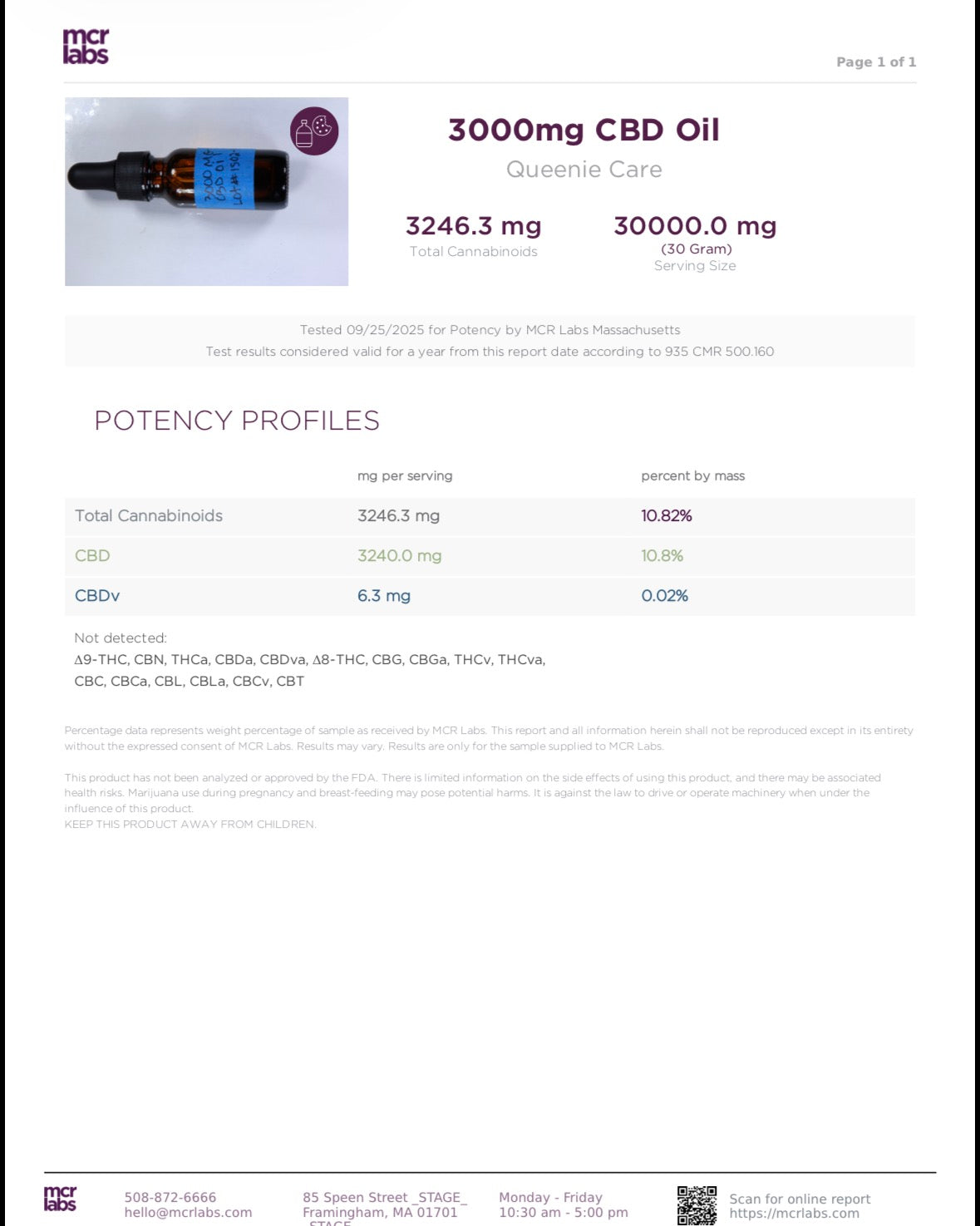 3000 MG CBD Oil